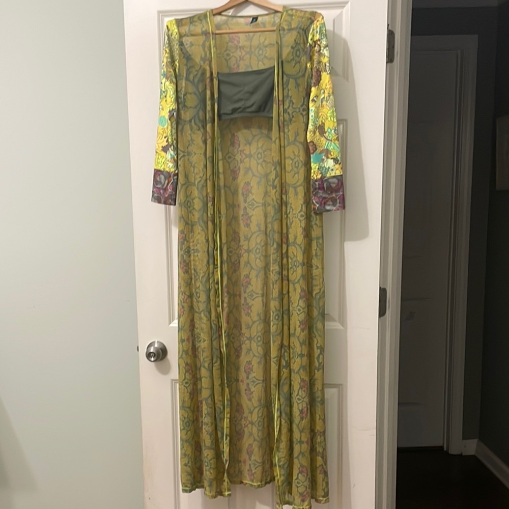 Maaji Multicolor Long Sleeve Swim Coverup